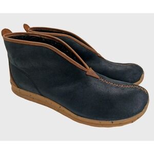 Danner Forest Moc Shoes Mens Size 11 Black Leather Lined Moccasin Slippers 37633